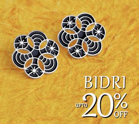 Upto 20% off on Bidri Jewellery Collection