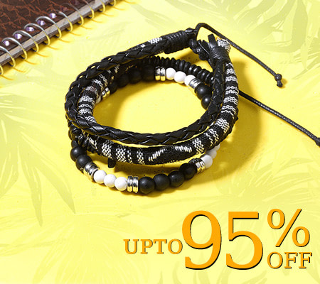 Get Upto
95% discount on Men's Jewellery